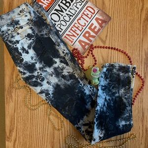 🧟‍♀️Royal Bones Skull Print Skinny Jean🧟‍♀️